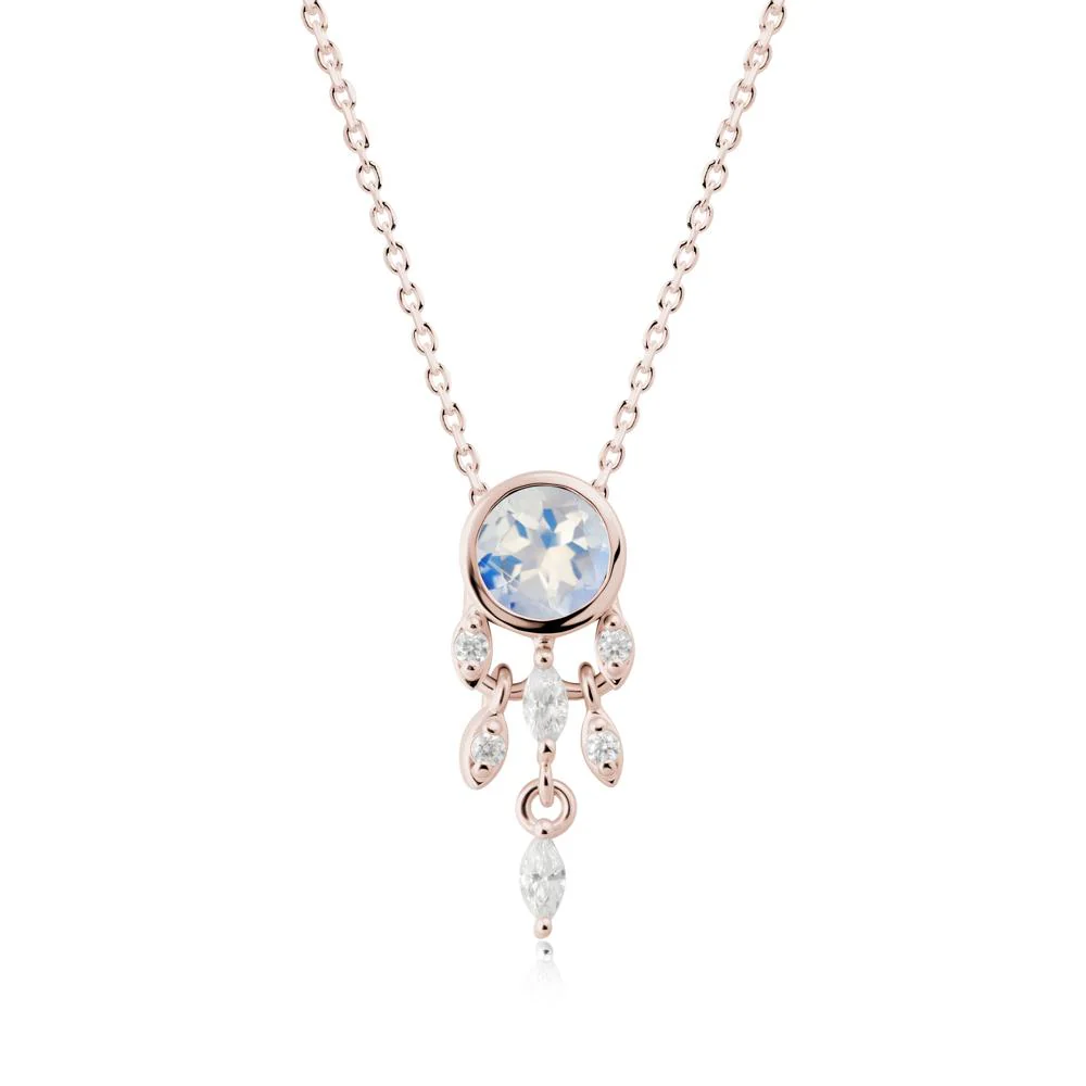 Dreamcatcher Inspired Moonstone Necklace - Image 5