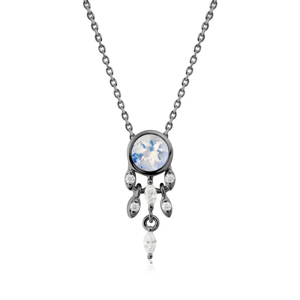 Dreamcatcher Inspired Moonstone Necklace - Image 9