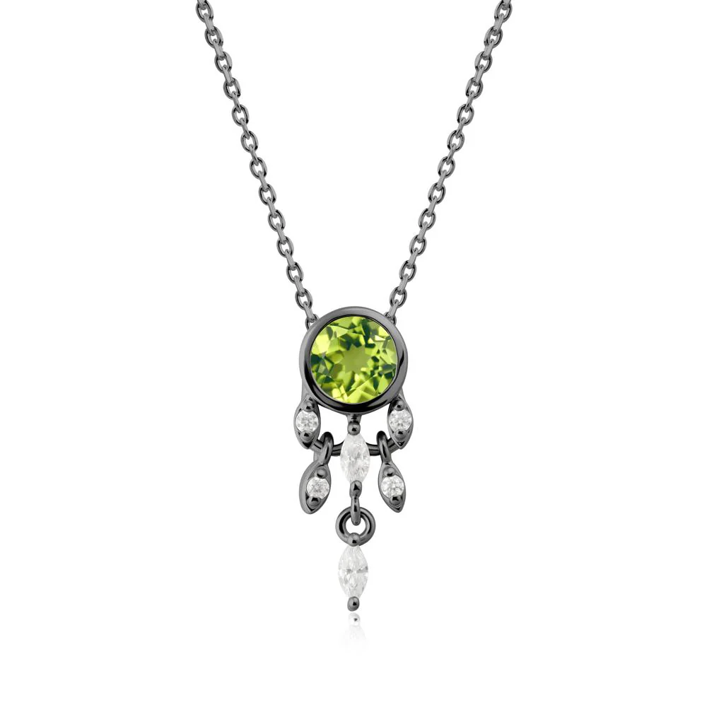 Dreamcatcher Inspired Peridot Necklace - Image 4