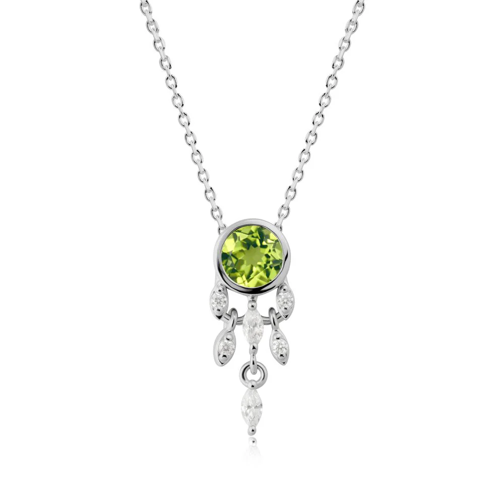 Dreamcatcher Inspired Peridot Necklace - Image 5