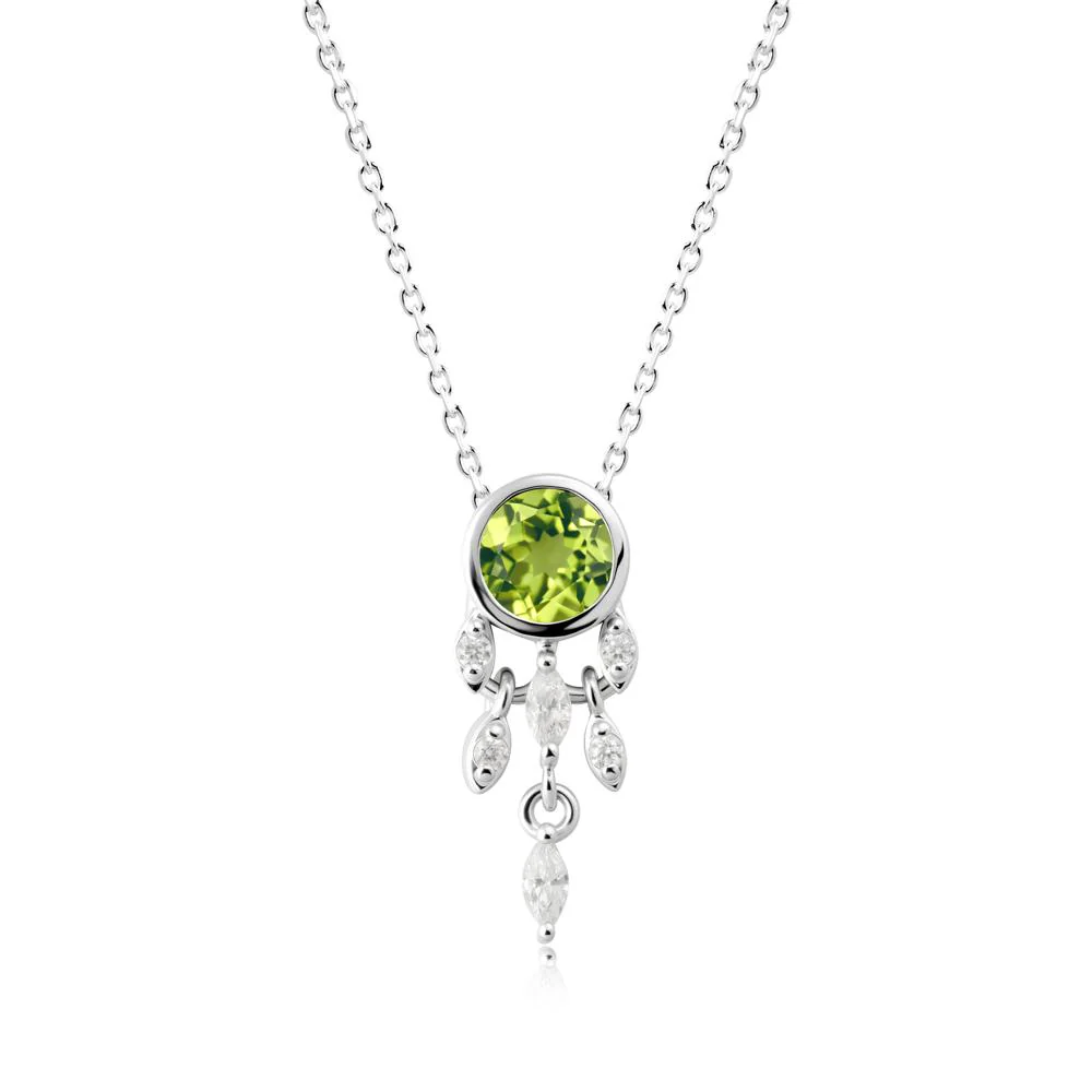 Dreamcatcher Inspired Peridot Necklace - Image 8