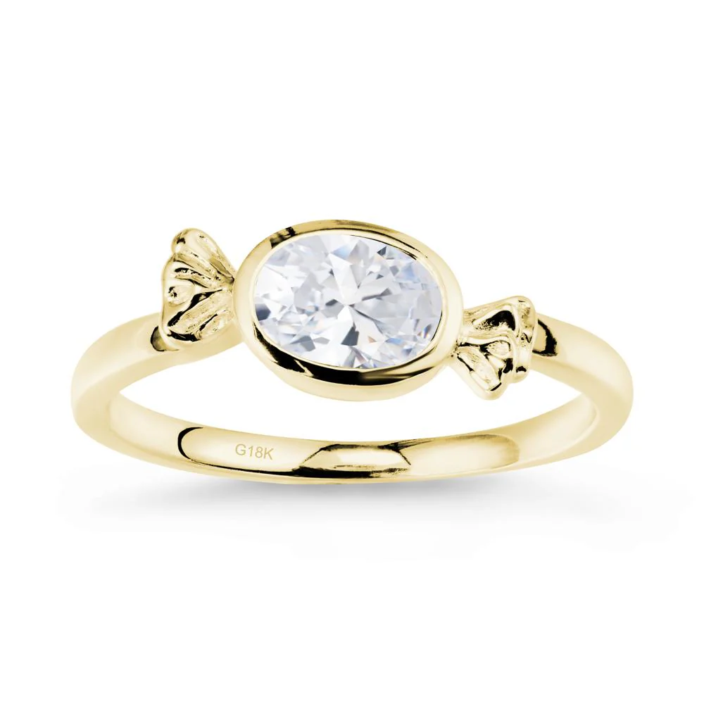 East-West Halloween Cubic Zirconia Ring - Image 6