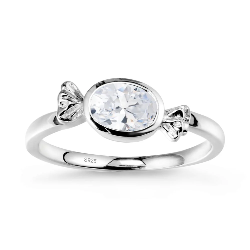 East-West Halloween Cubic Zirconia Ring - Image 9