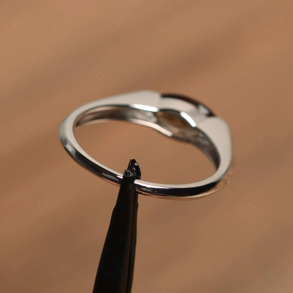Smoky Quartz East West Bezel Marquise Ring - Image 12