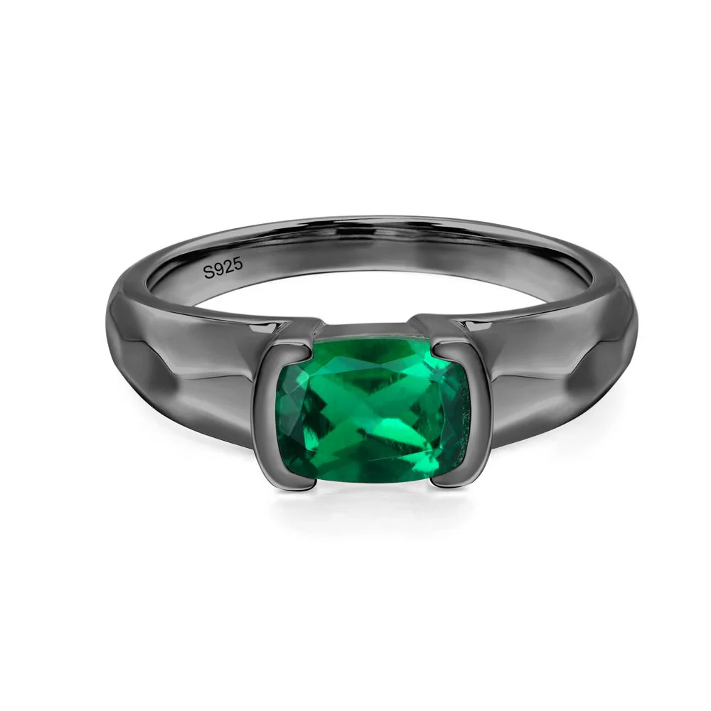 Emerald Bezel Seting Ring - Image 3