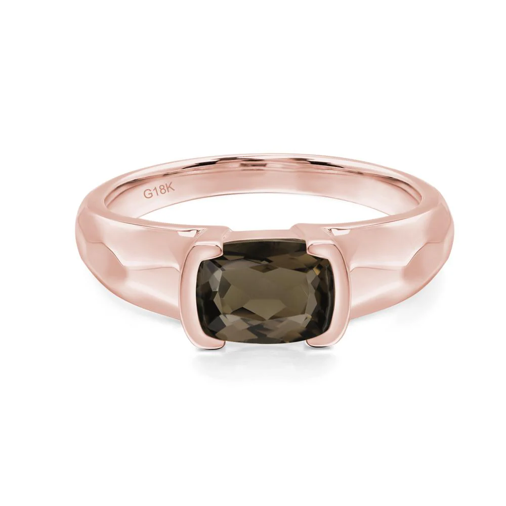 Smoky Quartz Bezel Seting Ring - Image 9