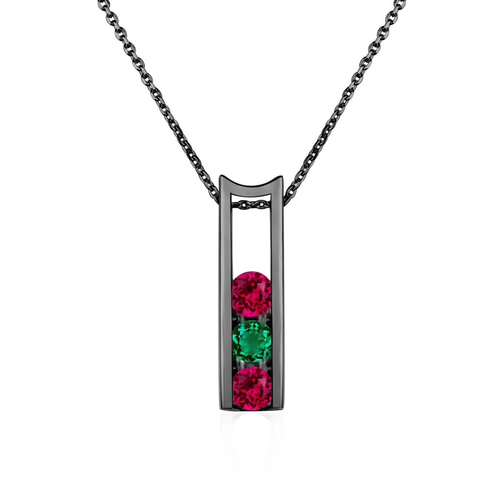 Ruby and Emerald Necklace - Image 8