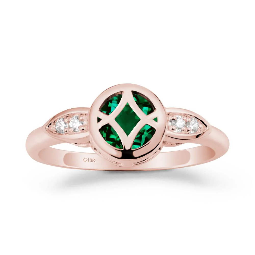 Emerald Celtic Knot Ring - Image 4