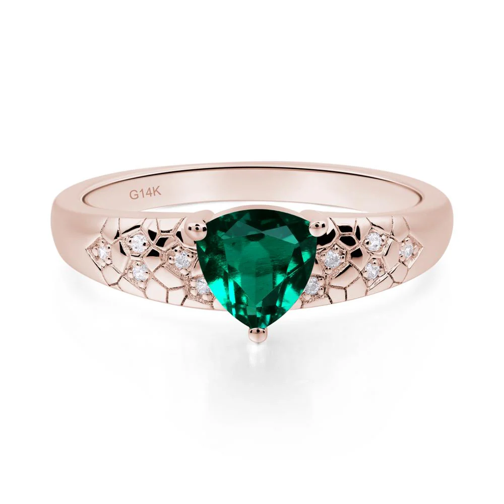 Emerald Cracked Ring - Image 4
