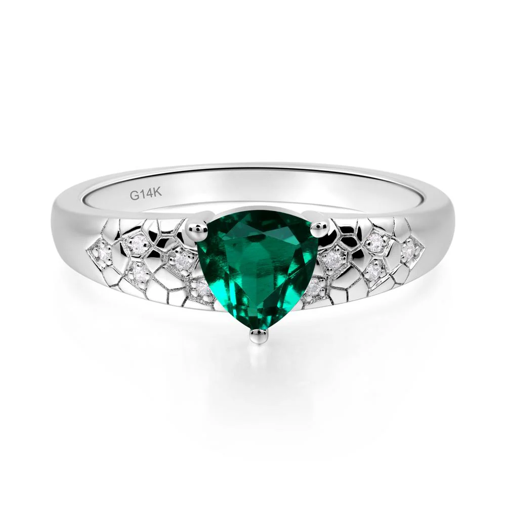 Emerald Cracked Ring - Image 7