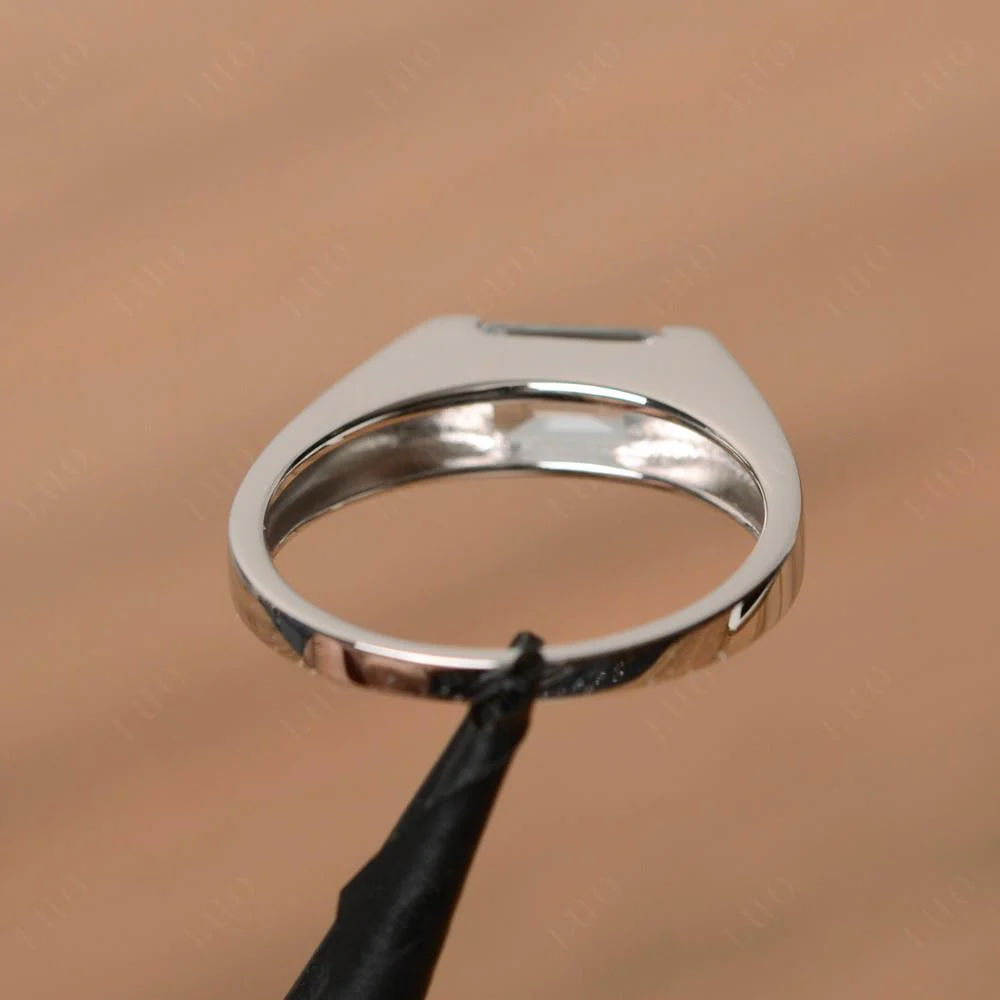 Aquamarine Unisex Ring - Image 12