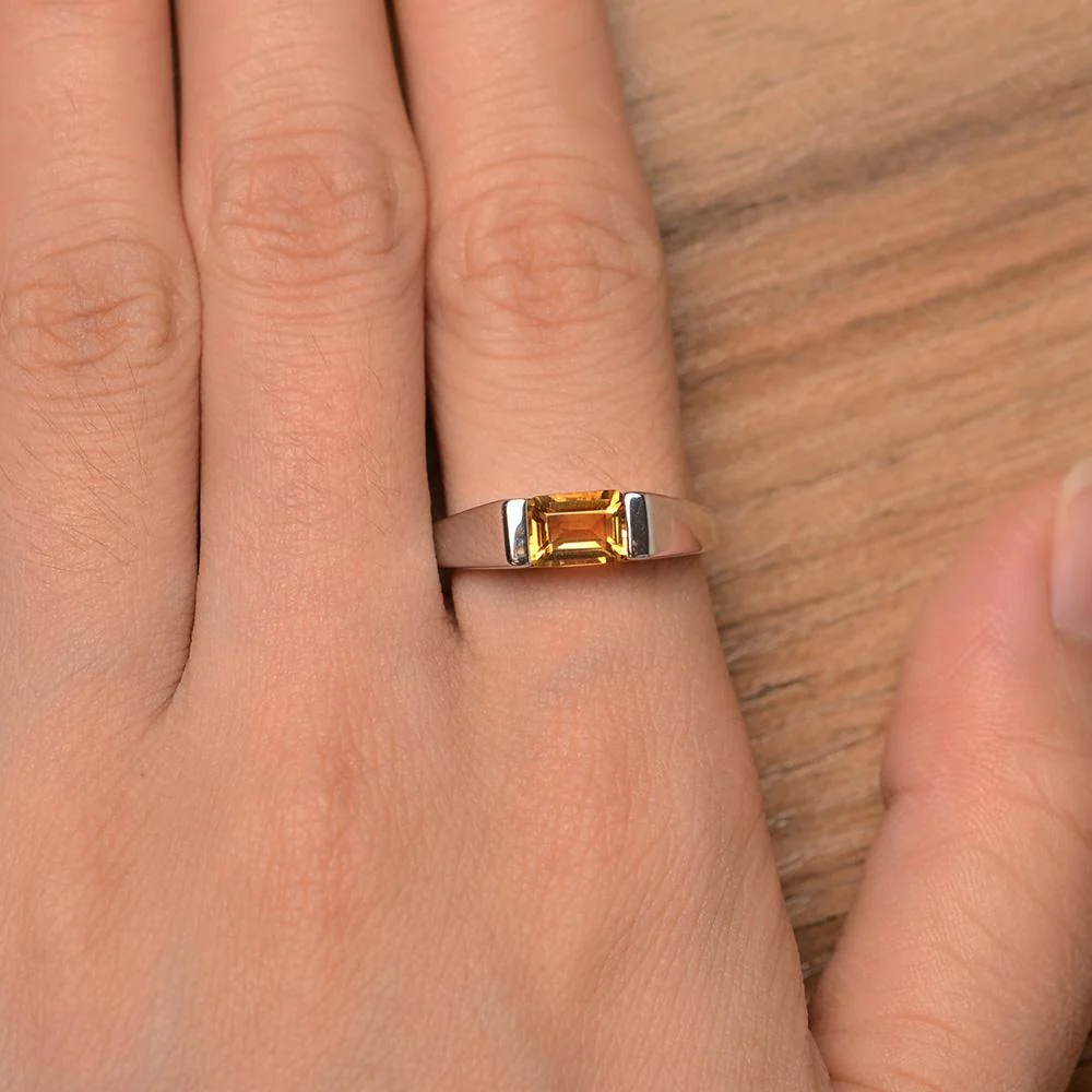 Citrine Gender Neutral Ring - Image 13
