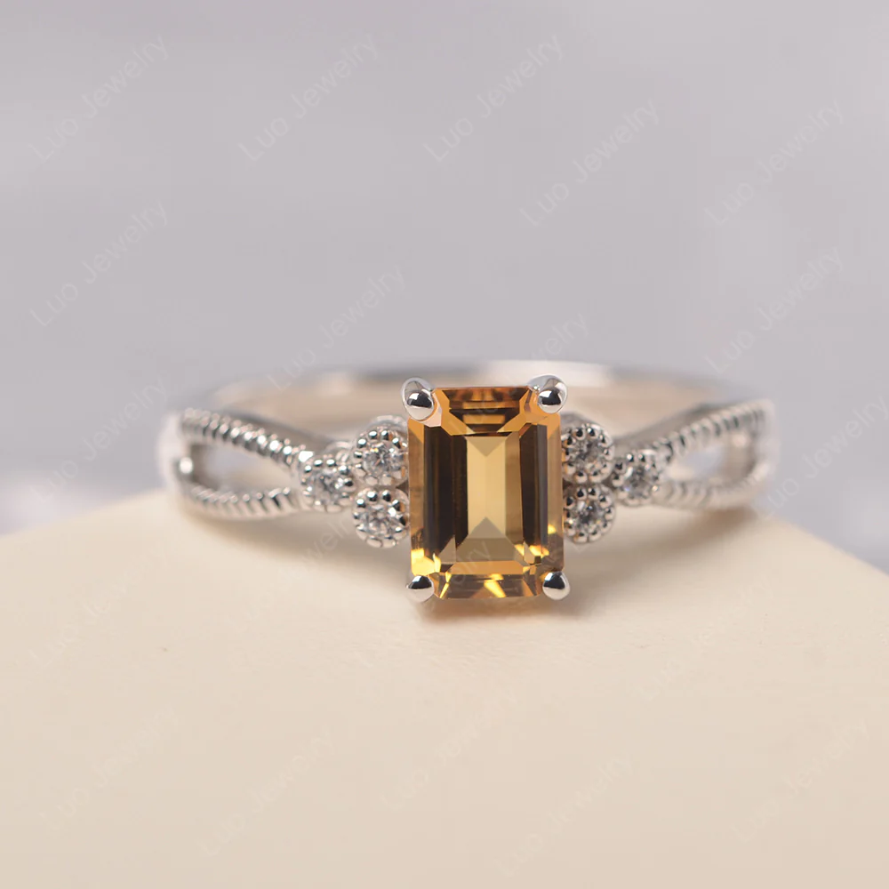 Antique Citrine Ring