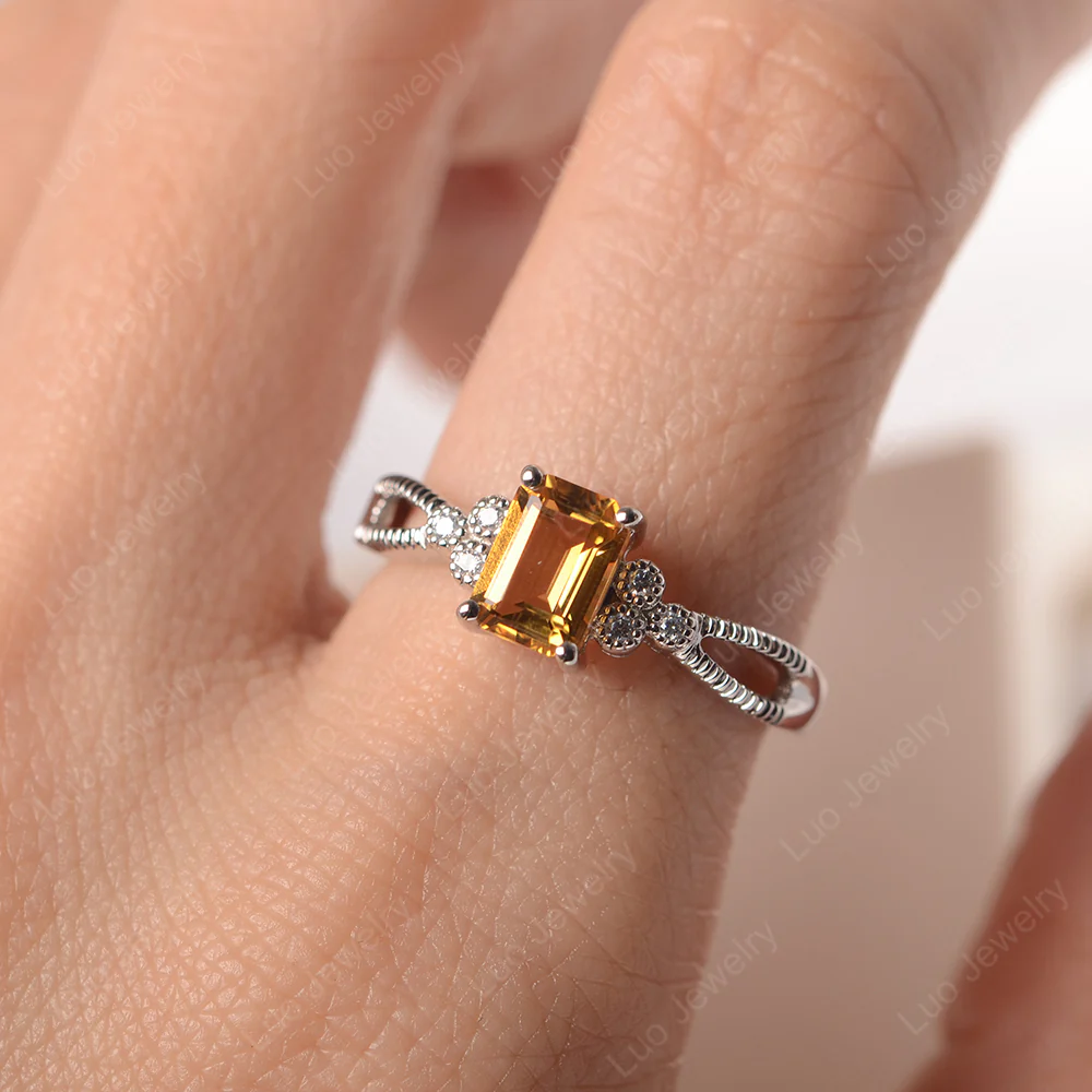 Antique Citrine Ring - Image 5