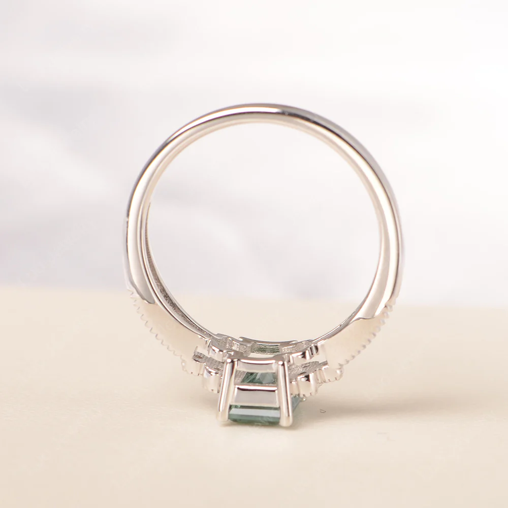 Antique Green Sapphire Ring - Image 4