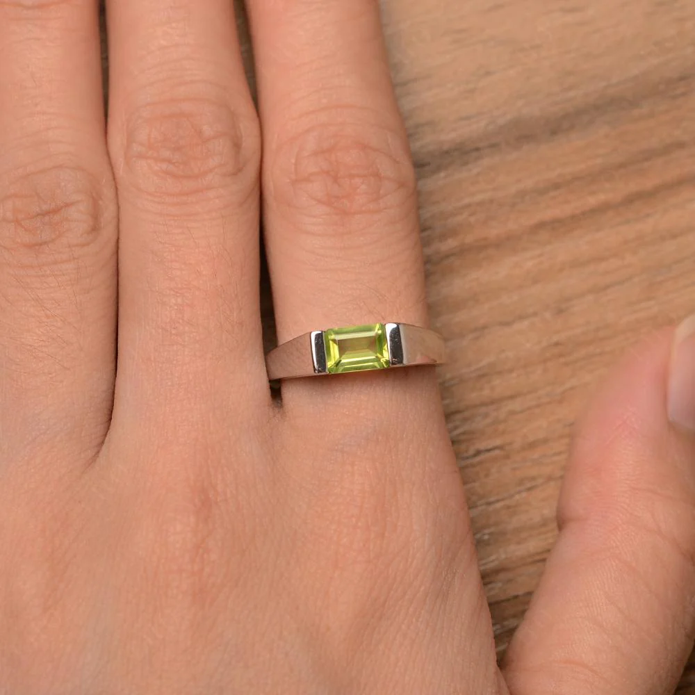 Peridot Unisex Ring - Image 13