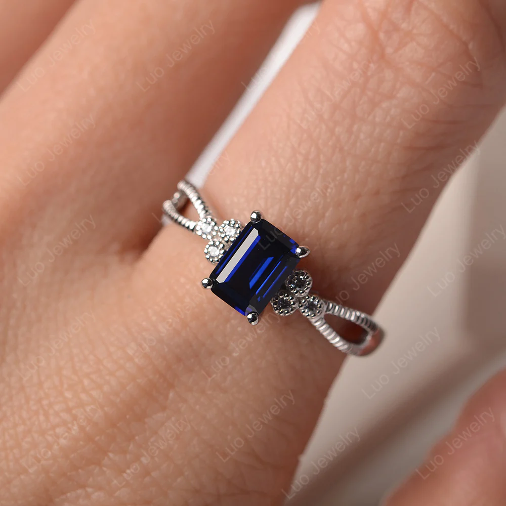 Antique Sapphire Ring - Image 6