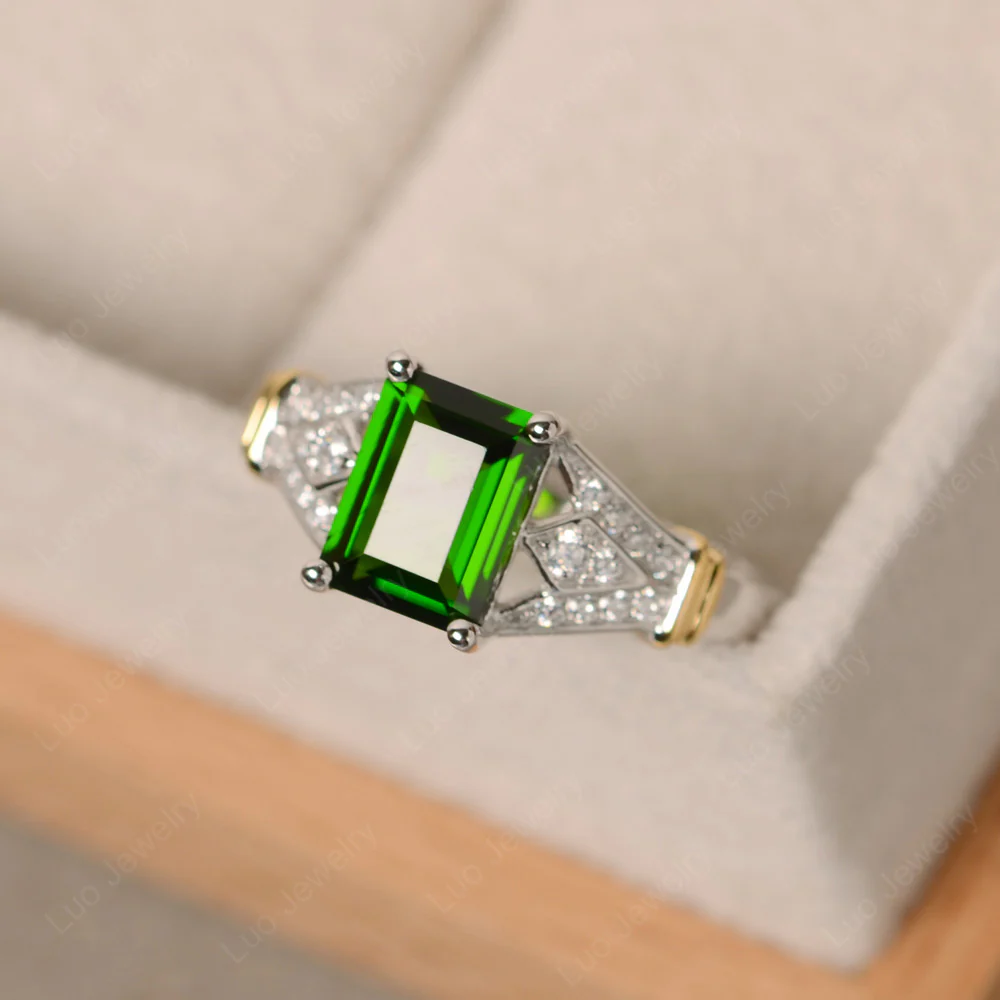 Diopside Women's Crown Ring - Image 3