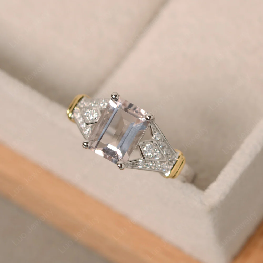 Morganite Women's Crown Ring - Image 3