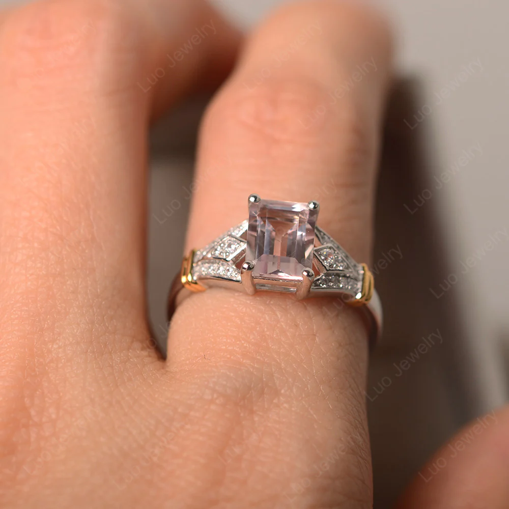Morganite Women's Crown Ring - Image 4