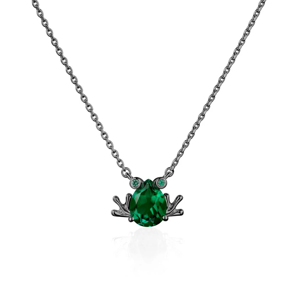 Emerald Frog Necklace - Image 2
