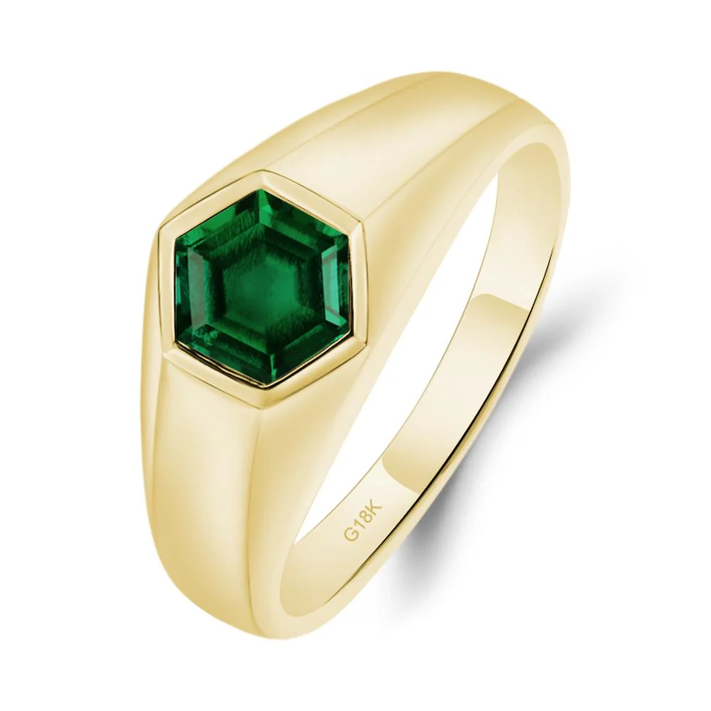 Emerald Men's Ring - Image 2