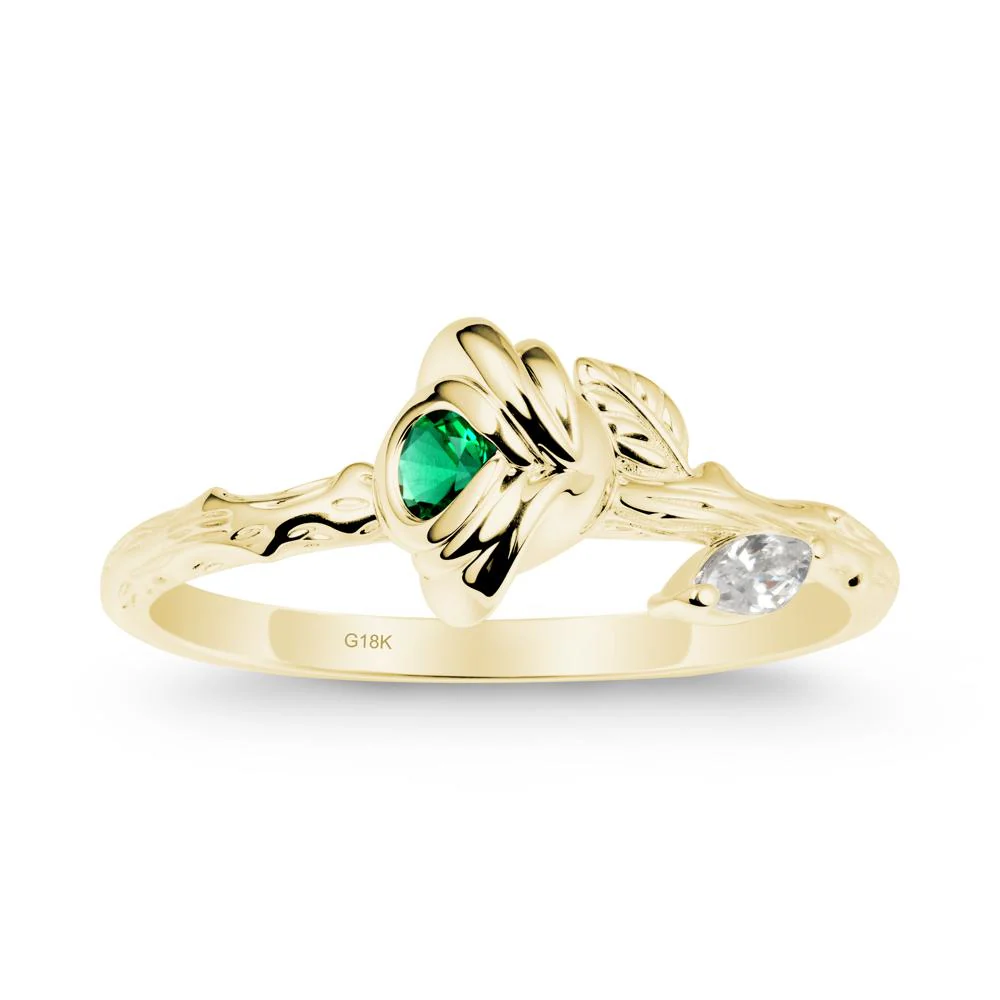Emerald Self-Love Rose Ring - Image 7