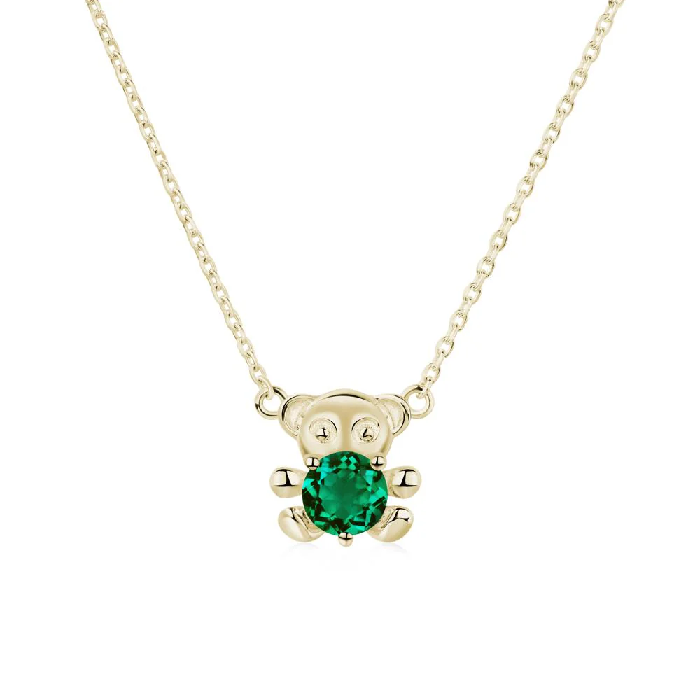 Emerald Teddy Bear Necklace - Image 8
