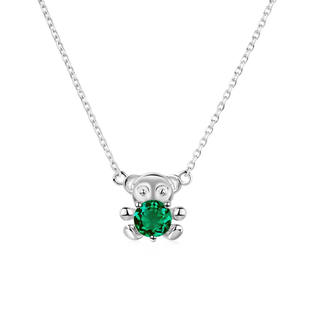 Emerald Teddy Bear Necklace - Image 9