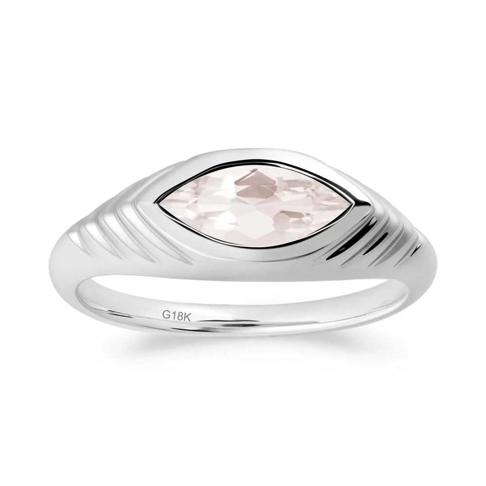 Evil Eye Inspired Morganite Ring - Image 7
