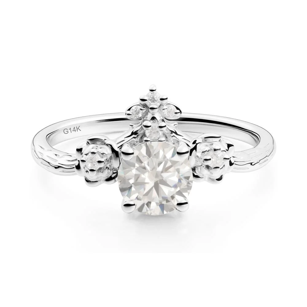 Floral Inspired Cubic Zirconia Statement Ring - Image 6