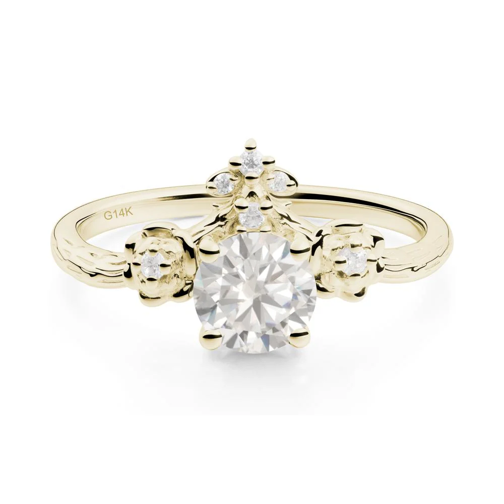 Floral Inspired Cubic Zirconia Statement Ring - Image 7