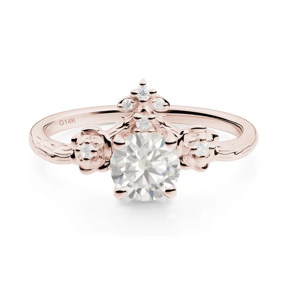 Floral Inspired Cubic Zirconia Statement Ring - Image 8