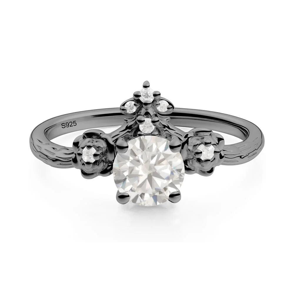 Floral Inspired Cubic Zirconia Statement Ring - Image 9