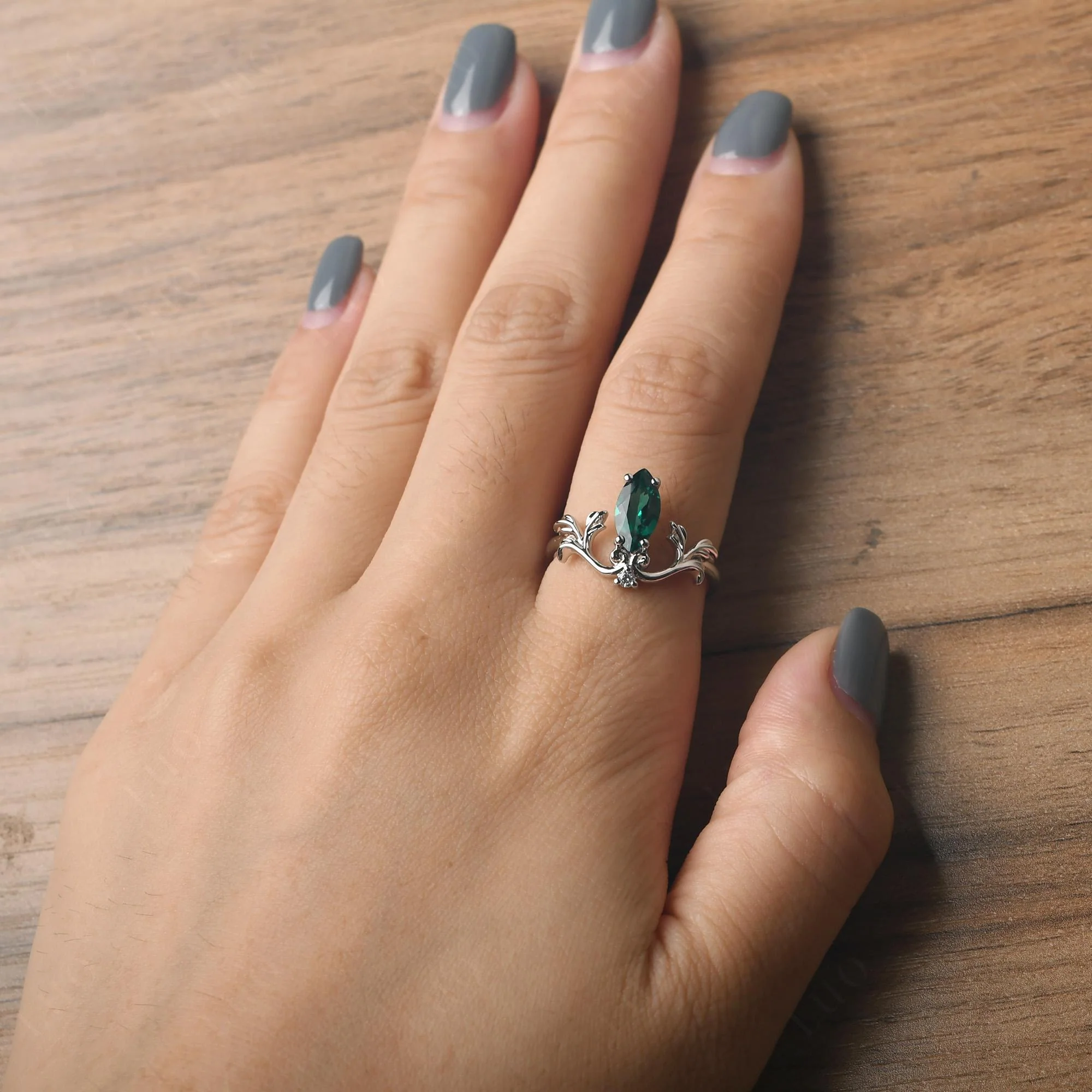 Emerald Branch Ring - Image 14