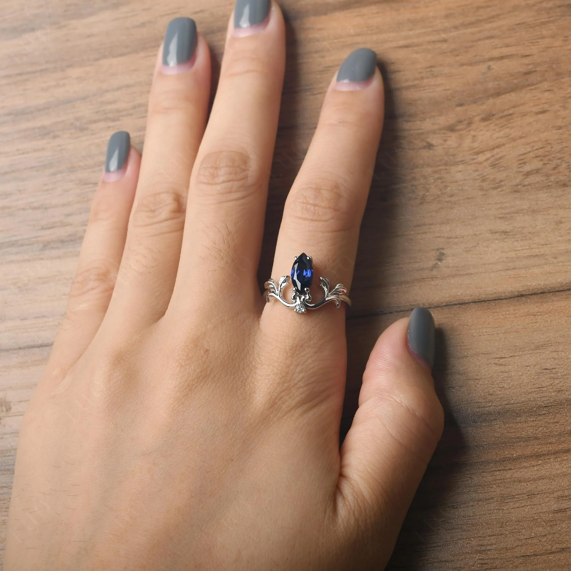 Sapphire Branch Ring - Image 14