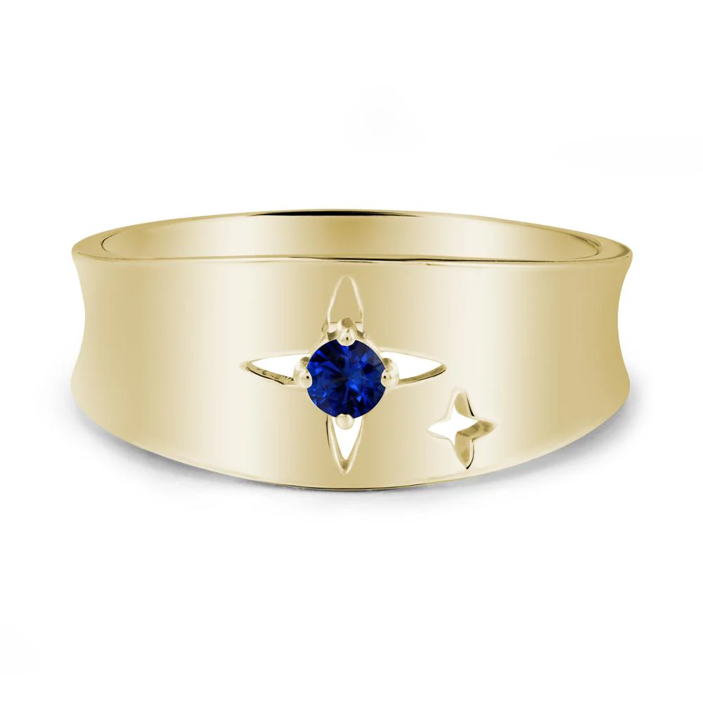Four Point Star Sapphire Ring - Image 4