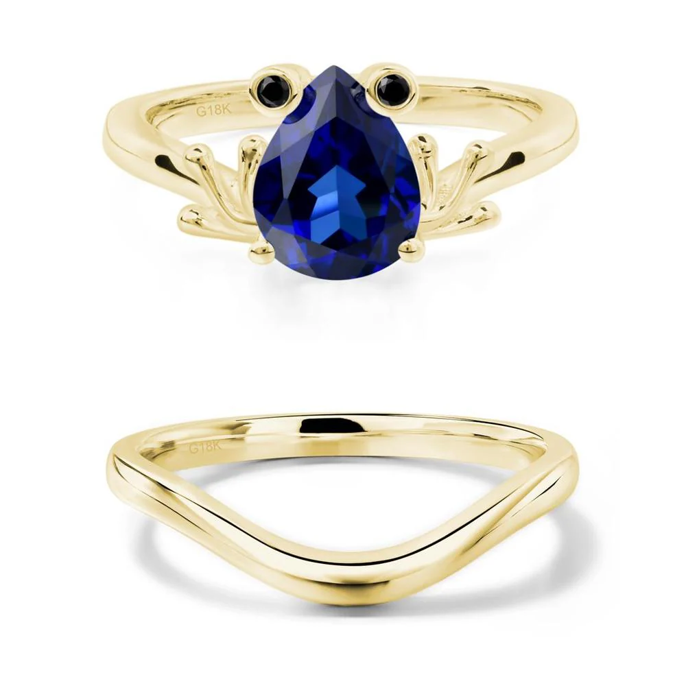Sapphire Frog Engagement Ring - Image 21