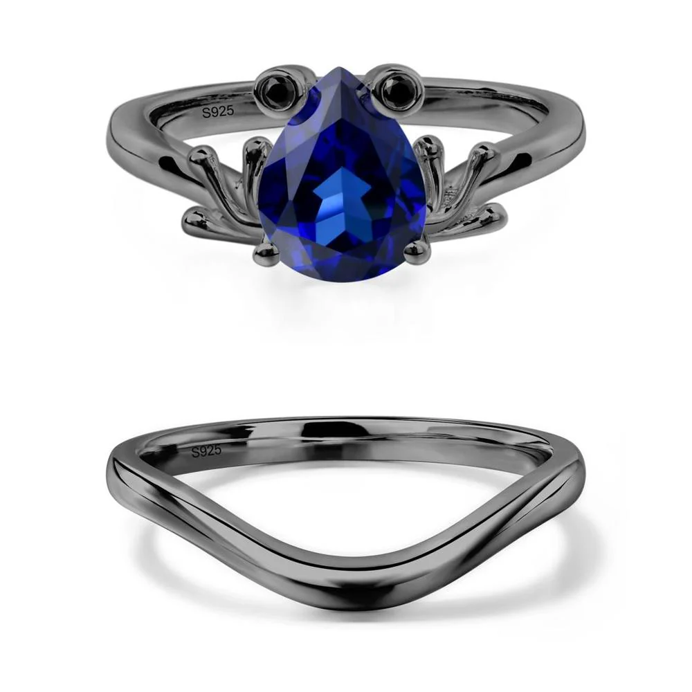 Sapphire Frog Engagement Ring - Image 23