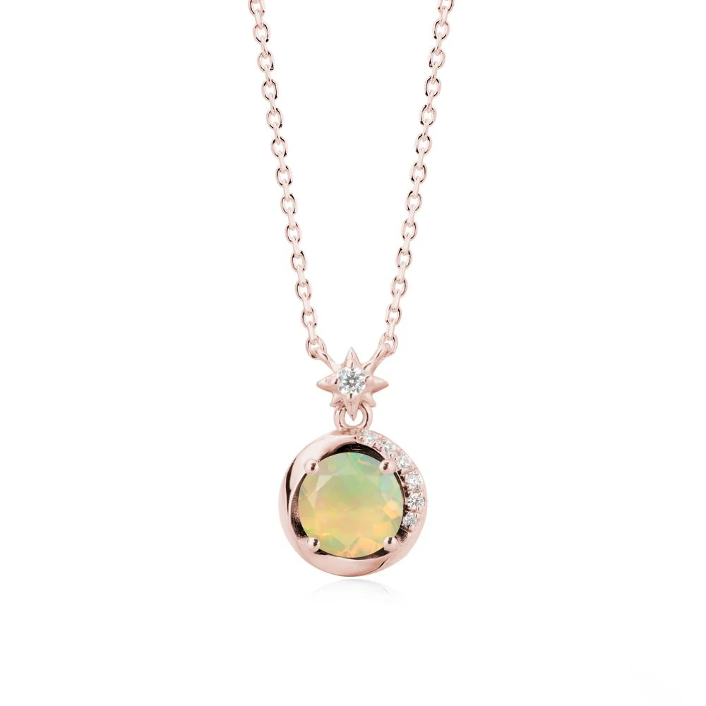 Galaxy Inspired Star Opal Pendant Necklace - Image 5
