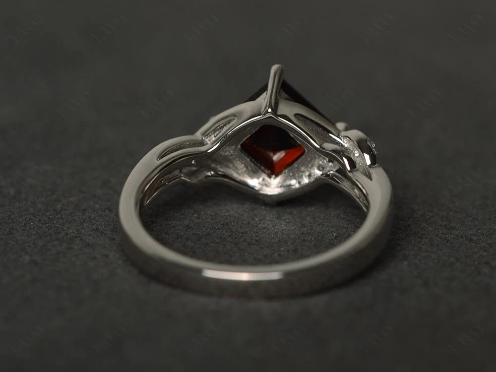 Garnet Twisted Promise Ring - Image 31