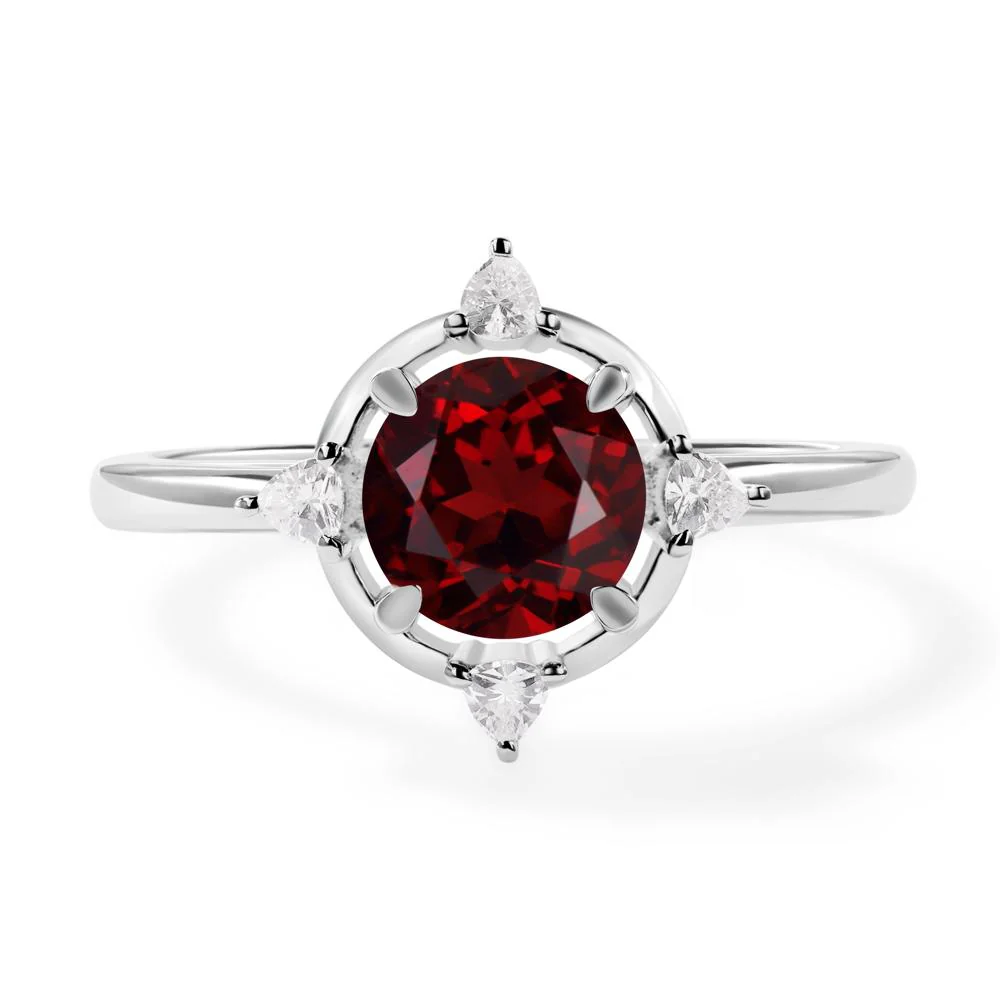 Garnet North Star Ring - Image 2