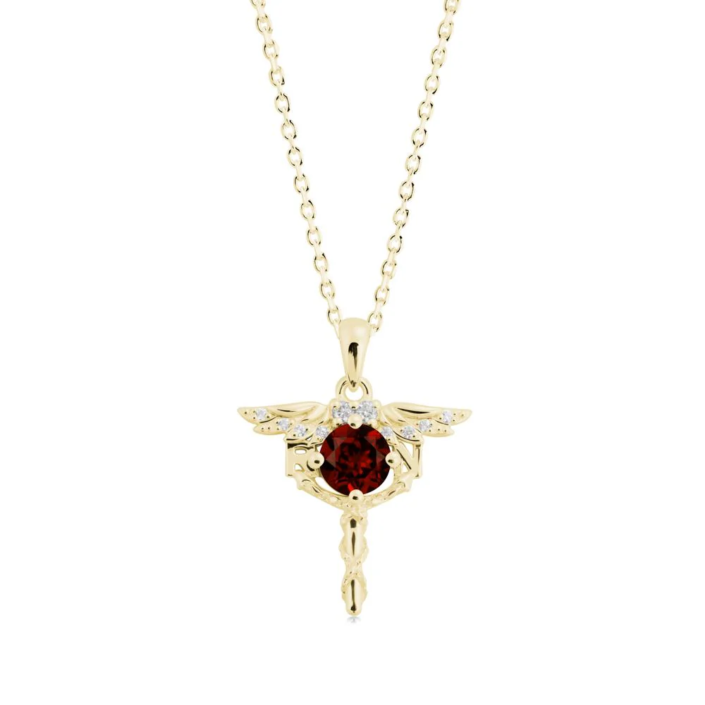 Garnet Rn Nurse Necklace - Image 6