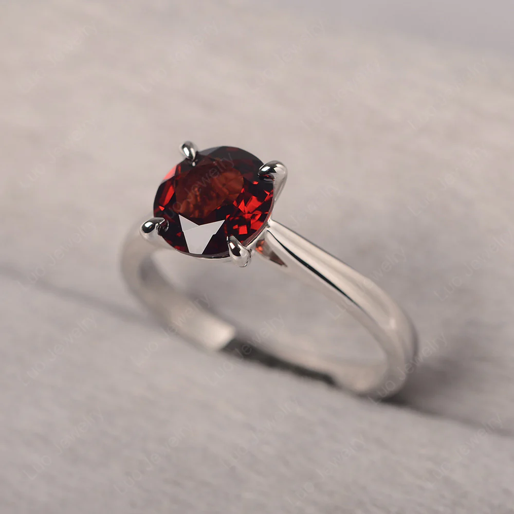 Garnet Cathedral Ring - Image 2