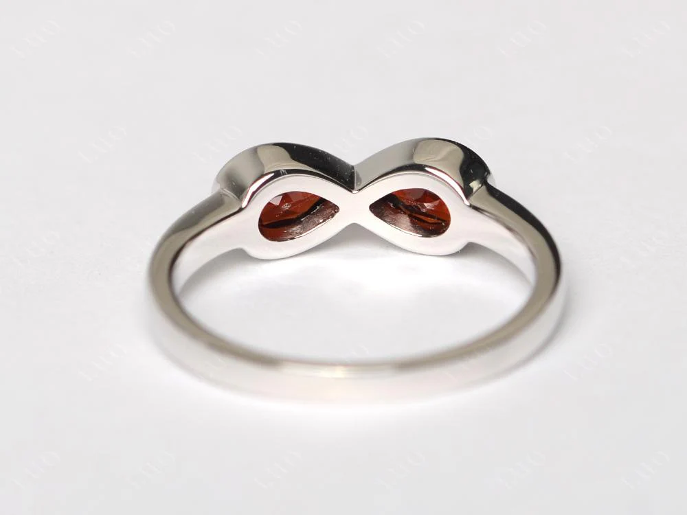 Garnet Infinity Ring - Image 12