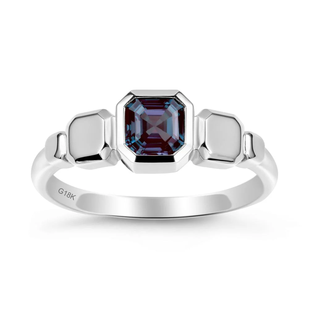 Geometric Ascher Alexandrite Ring - Image 5
