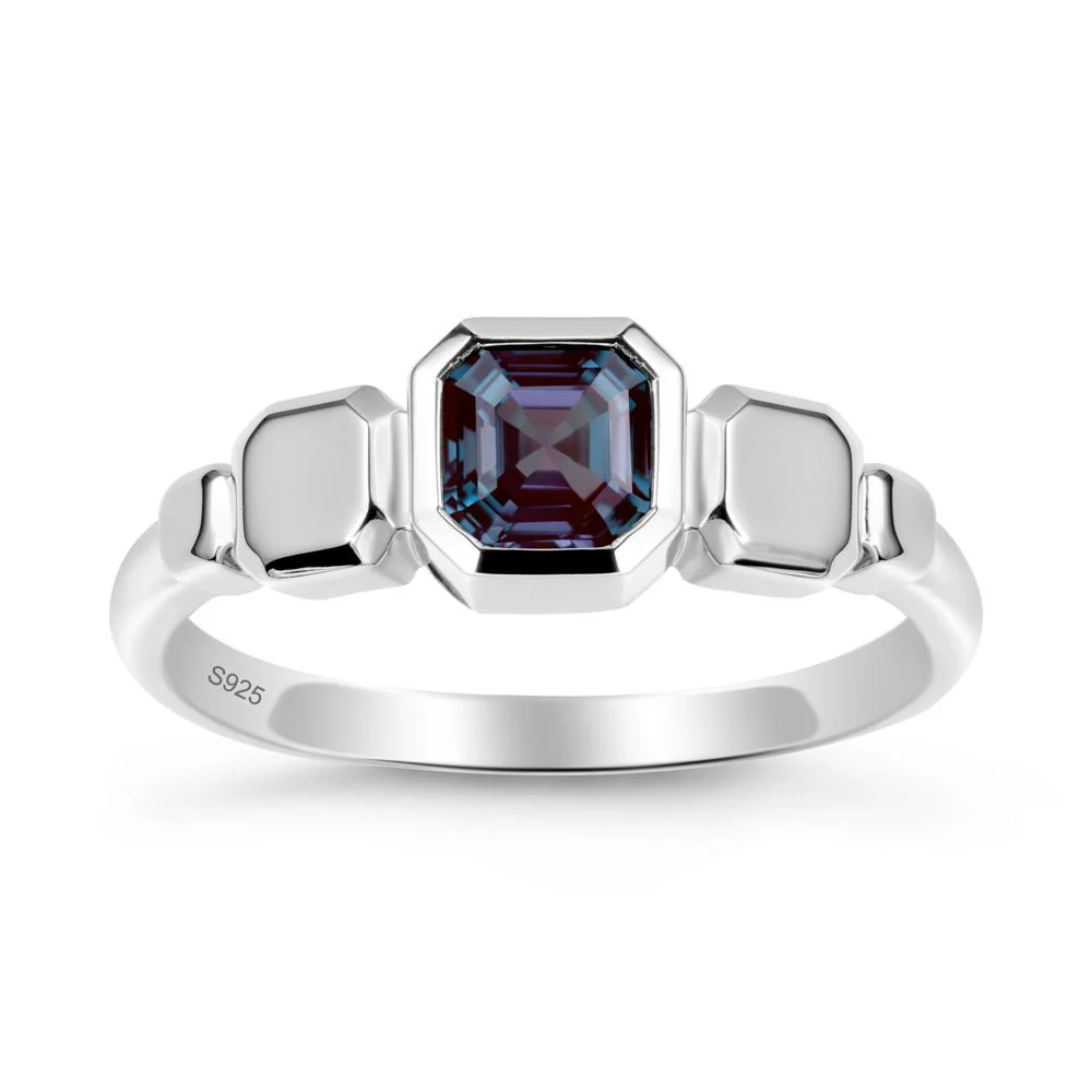 Geometric Ascher Alexandrite Ring - Image 9
