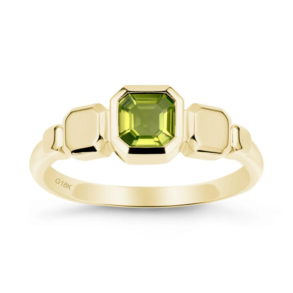 Geometric Ascher Peridot Ring - Image 7