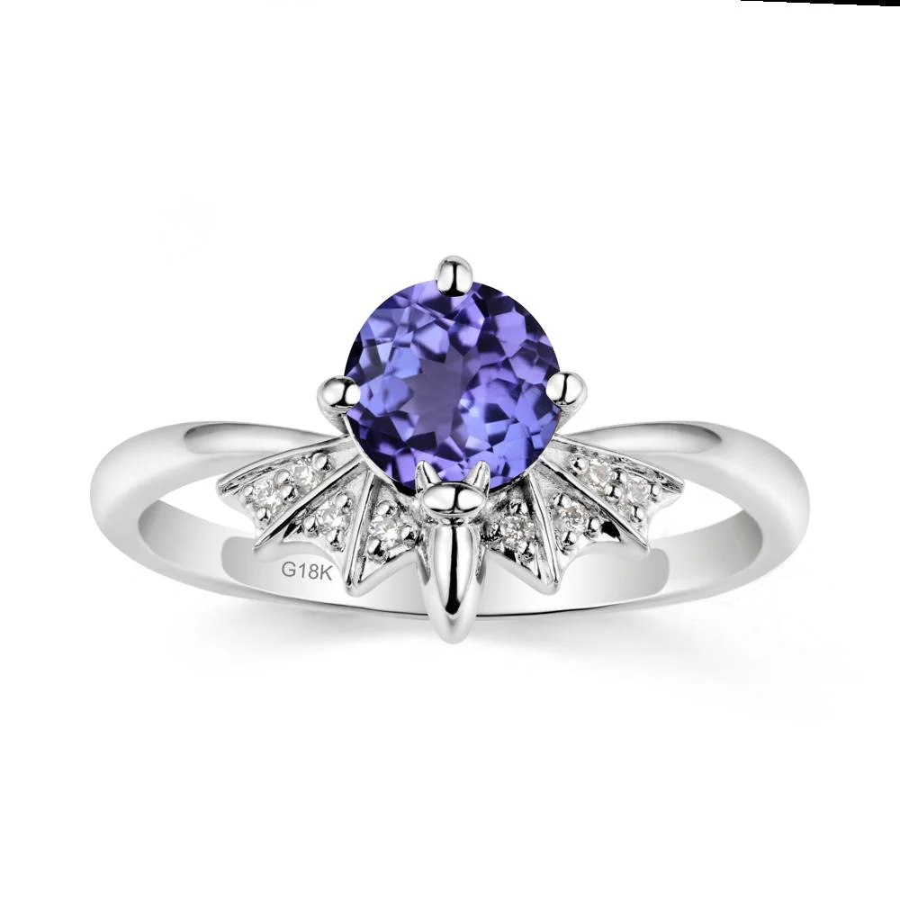 Gothic Bat Tanzanite Ring - Image 6