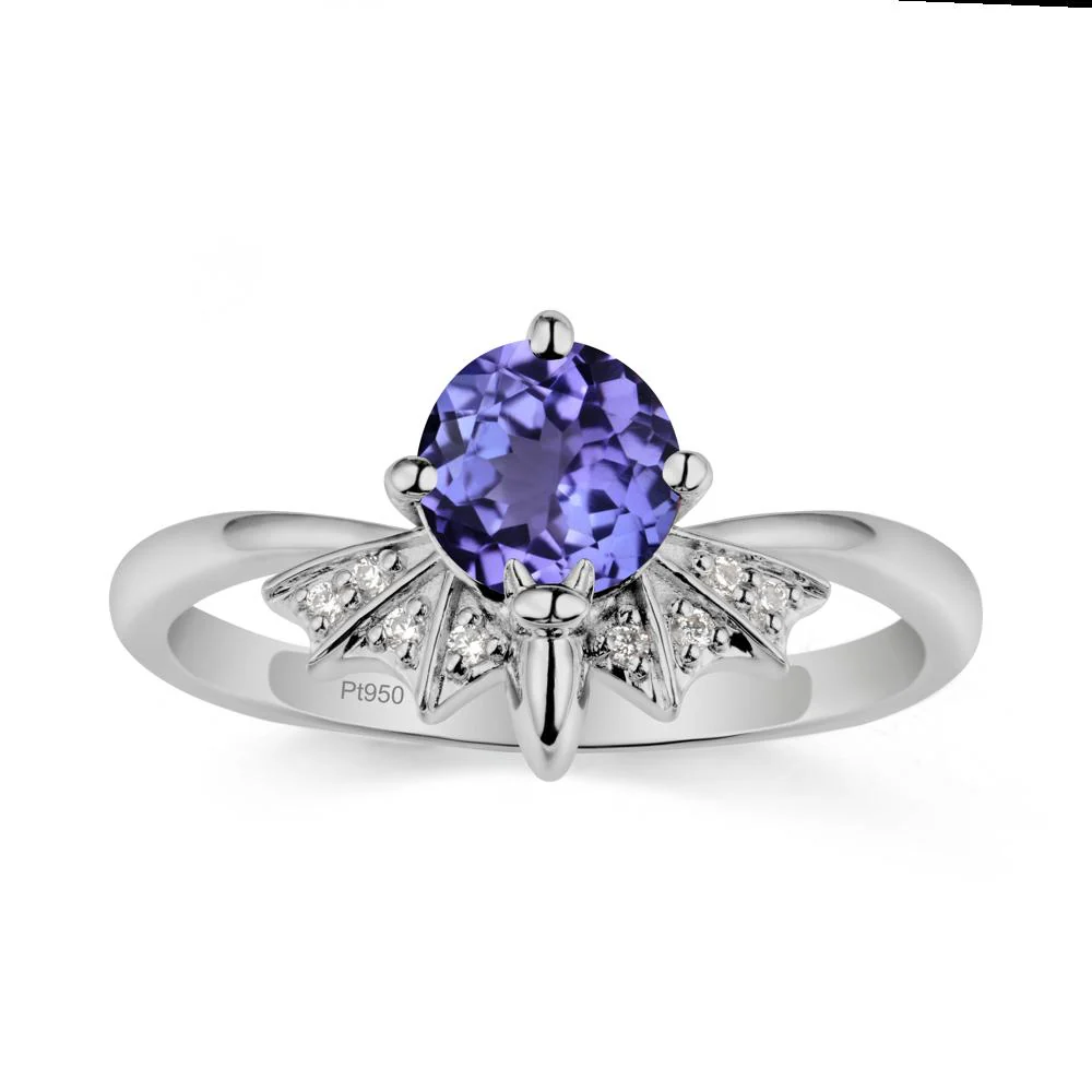 Gothic Bat Tanzanite Ring - Image 8